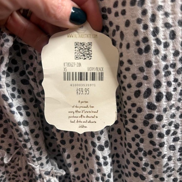 Altar's State leopard top - Picture 4 of 4